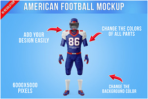 American Football Mockup