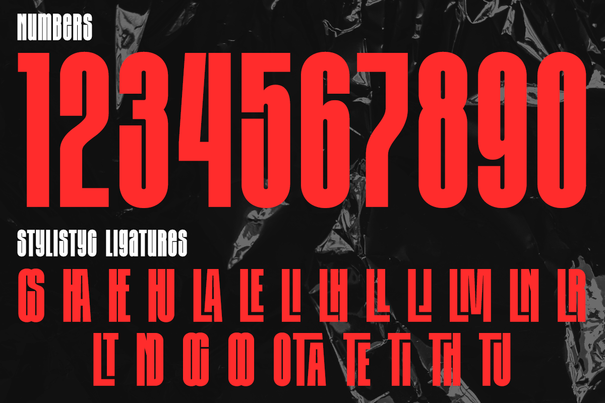 Kalina - Ultra Condensed Font, a Sans Serif Font by Say Studio (Photo 11 of 12)