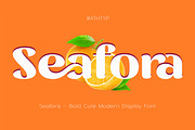 Seafora – Bold Cute Modern Display, a Font by AuthenType (Thumbnail 1 of 10)