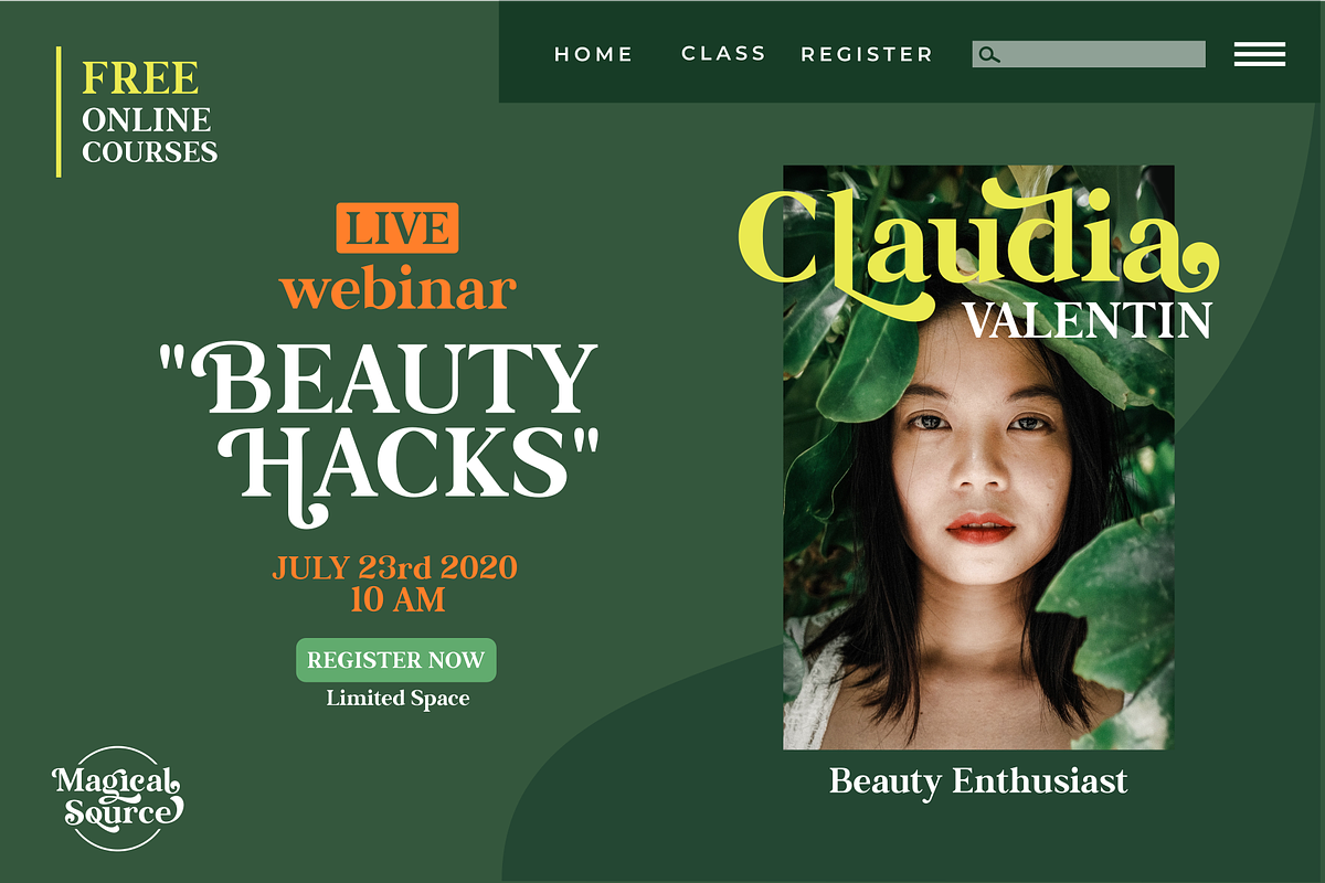 Magical Source - Stylish font preview 8