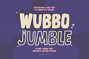 Wubbo Jumble | Hand Drawn Font, a Handwritten Font by gracetype_studio (Thumbnail 1 of 12)