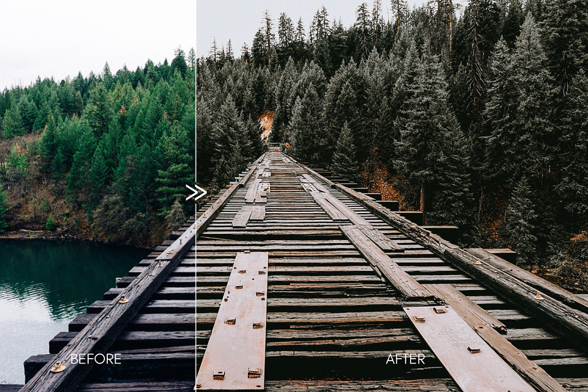 PINE Warm Moody Lightroom Presets preview 3