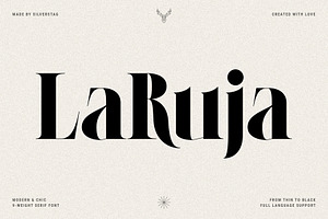 LaRuja - Modern Serif Typeface