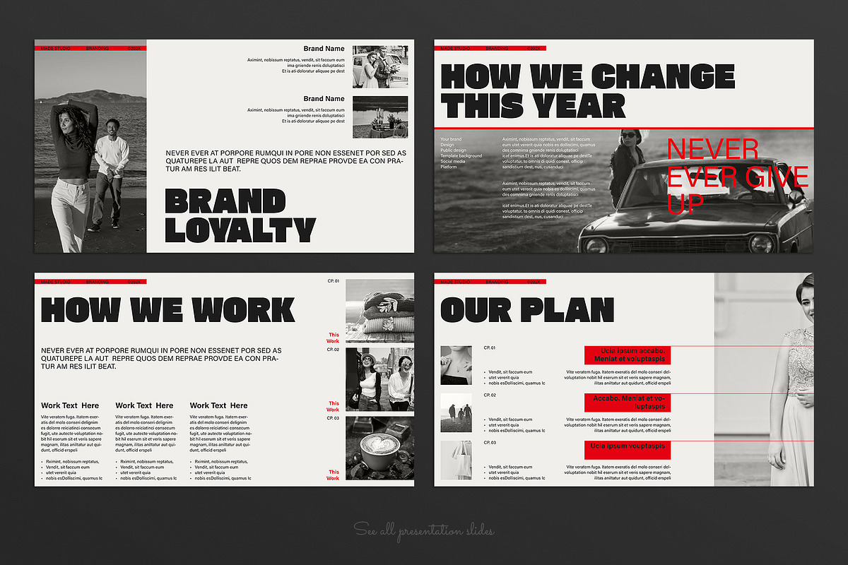 Brand Strategy Presentation Template, a Presentation Template by E-Type (Photo 4 of 5)