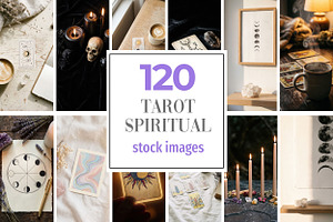 120 Tarot and Spiritual Stock Photos, a Holiday Photo by Selenique Studio