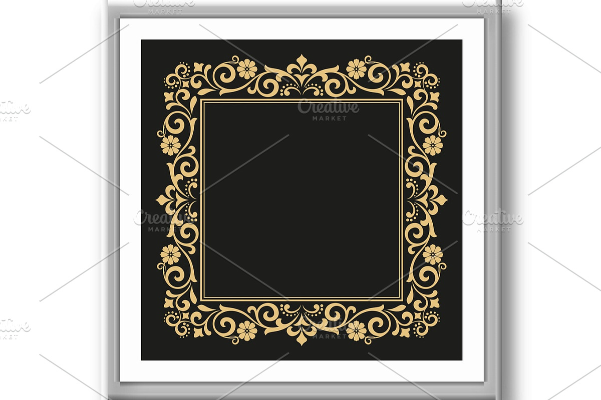 Decorative line art frames for, a Decorative Illustration by RODINA (Photo 3 of 3)