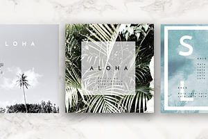 8 Pack Instagram Travel Layouts