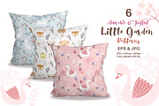 Adorable & Joyful Garden Patterns, a Pattern Graphic by DrawStudio1988 (Thumbnail 2 of 9)