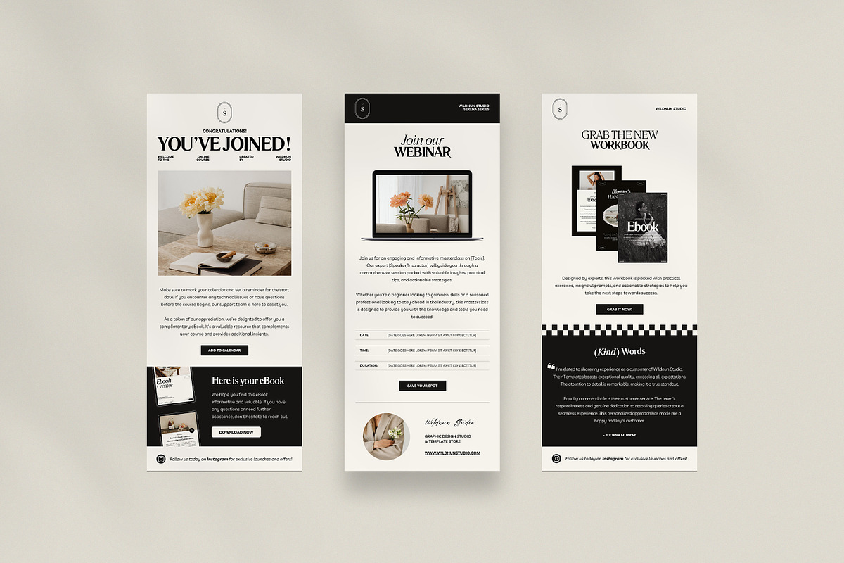 SERE / Newsletter Template, an Email Template by Wildnun Studio (Photo 11 of 18)