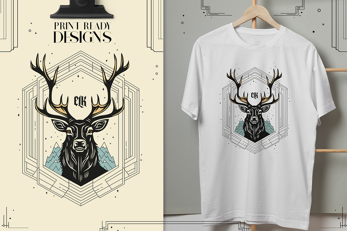 ART DECO ANIMAL ILLUSTRATIONS, an Animal Illustration by Luna Dreams (Photo 5 of 6)