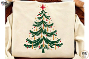 Hand Drawn Christmas Tree PNG Bundle, a Branding & Logo Template by Ink Gallery (Thumbnail 8 of 8)