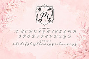 Ganisya Floral Monogram, a Handwritten Font by Yoga Letter (Thumbnail 5 of 6)