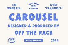 Carousel | Hand Drawn Font