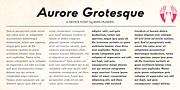 Aurore Grotesque, a Sans Serif Font by Device (Thumbnail 1 of 12)
