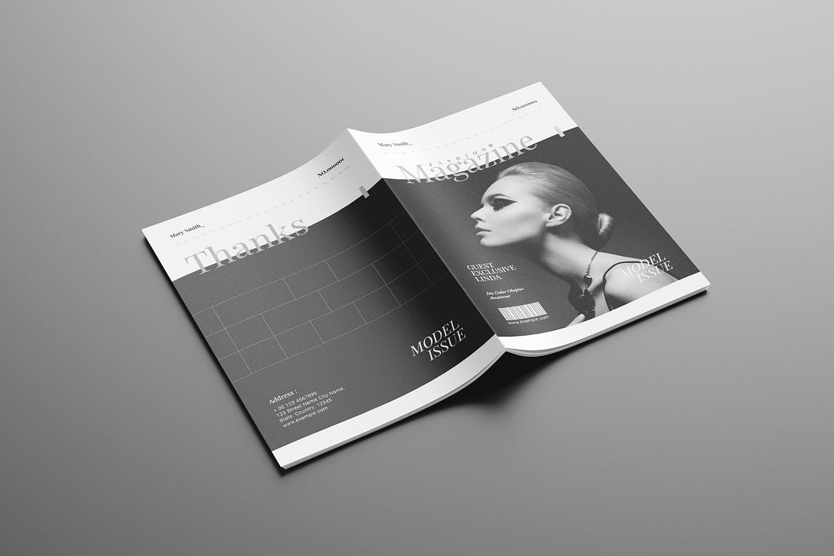 Fashion Magazine Layout, a Magazine Template by Seeing-art (Photo 9 of 11)