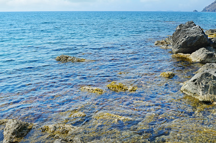 Rock in the ocean, a Nature Photo by Serg64