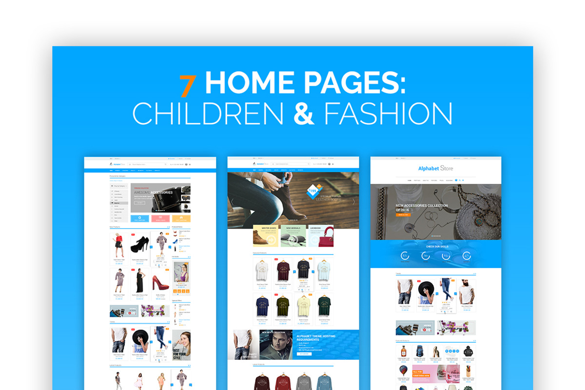AlphabetStore eCommerce PSD Template, a Templates & Theme by Axisway (Photo 2 of 5)