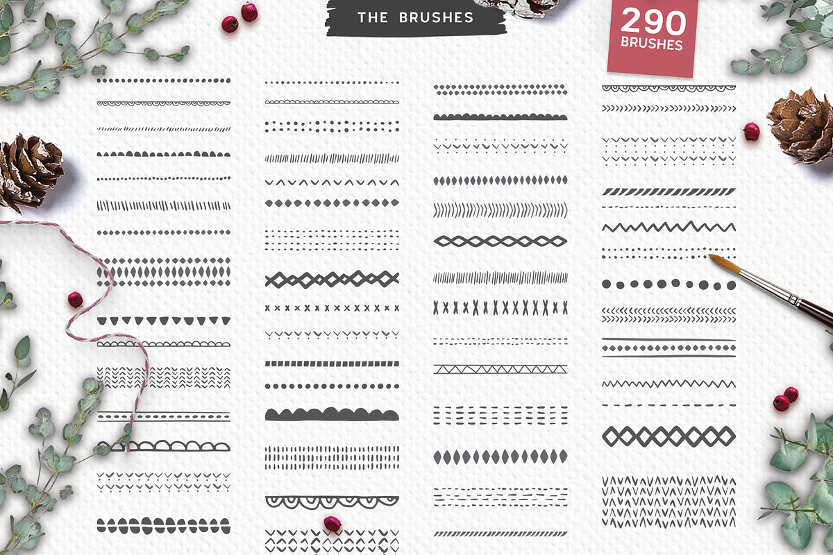 Sweater Weather Vector Brushes, a Brush Add-On by Emily Spadoni (Photo 8 of 11)
