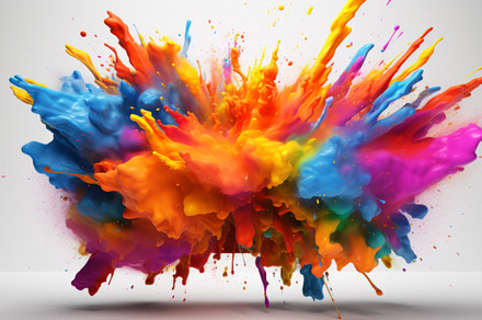 Splash of paint. Abstract background, an Abstract Photo by Natalia Klenova's Shop