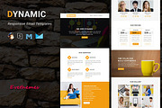 DYNAMIC - Responsive Email Template, an Email Template by evethemes (Thumbnail 1 of 2)