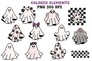 Halloween Clipart Set Retro Groovy, an Object Graphic by Brush Lab (Thumbnail 3 of 8)