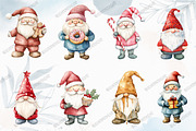 Christmas Icing Gnome Clipart Bundle, an Illustration by designcity5 (Thumbnail 3 of 5)