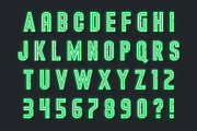 Retro LEDs and neon show alphabet, an Object Graphic by RevelStockart (Thumbnail 8 of 12)