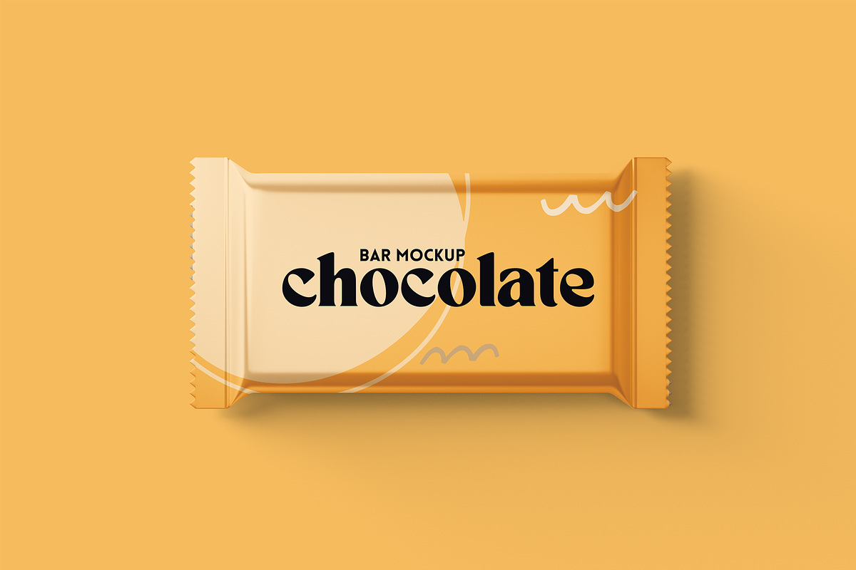 Chocolate Bar Packaging Mockups, a Packaging Mockup by Xtrahive (Photo 2 of 5)