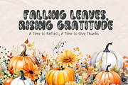 Flower Thanksgiving Font, a Handwritten Font by Dm Studio (Thumbnail 5 of 7)