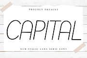 Capital, a Sans Serif Font by InermediaSTUDIO (Thumbnail 1 of 8)