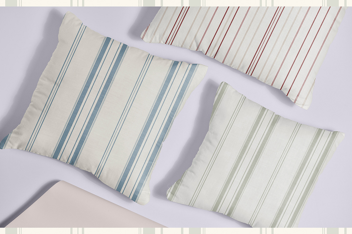 Ticking Stripe Seamless Patterns, a Pattern Graphic by NatalieArtsDenysenko (Photo 5 of 7)