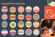 Retro Gradient Free Textures & Brush, a Gradient Add-On by Alexiva (Thumbnail 2 of 8)