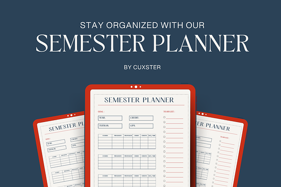 Semester Planner preview 2