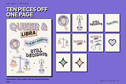 Queer Zodiac Stickers, 16 Sheets, an Object Graphic by Jakayla Digital Co (Thumbnail 9 of 11)