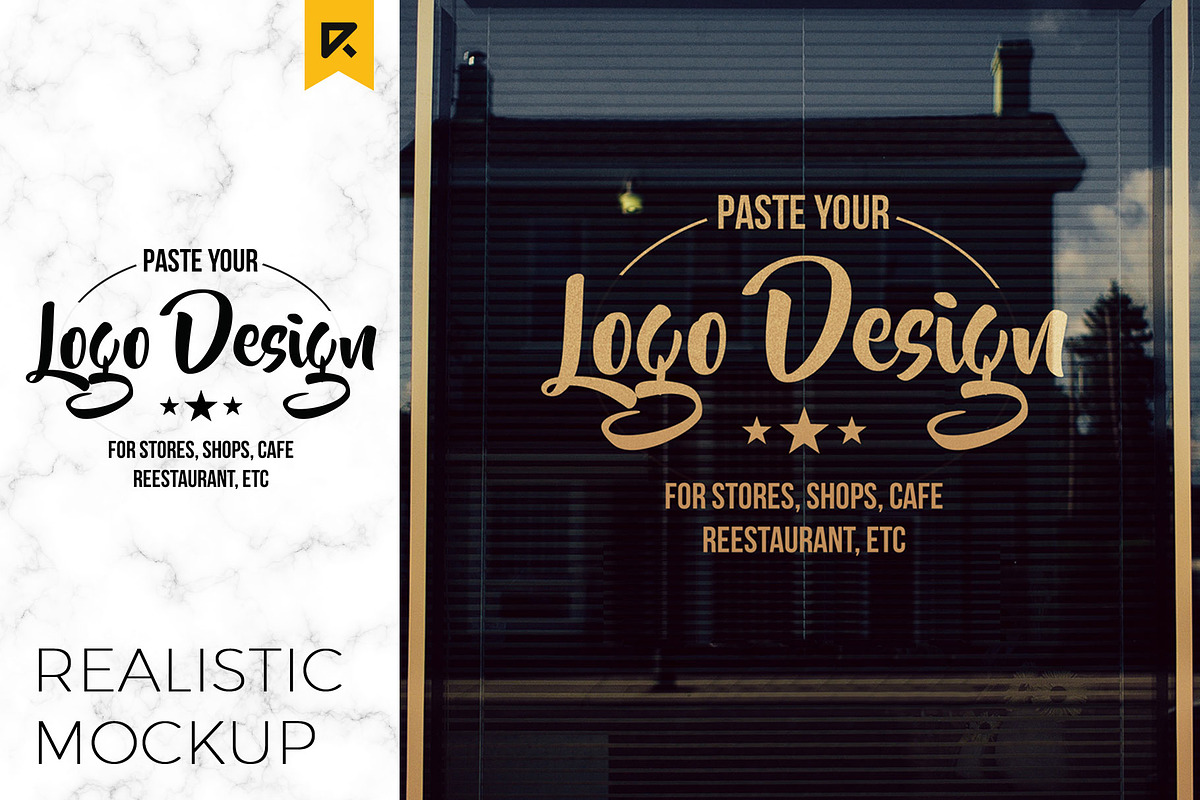 Storefront / Window Logo Mockup, a Product Mockup by MockUpgrade (Photo 1 of 6)