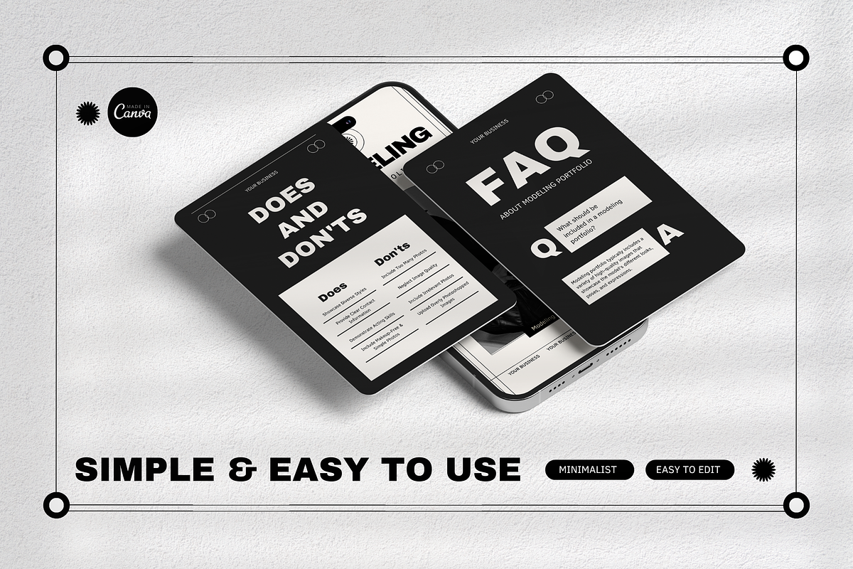120 Modeling Portfolio Instagram, a Social Media Template by Branding Victory STD (Photo 6 of 10)