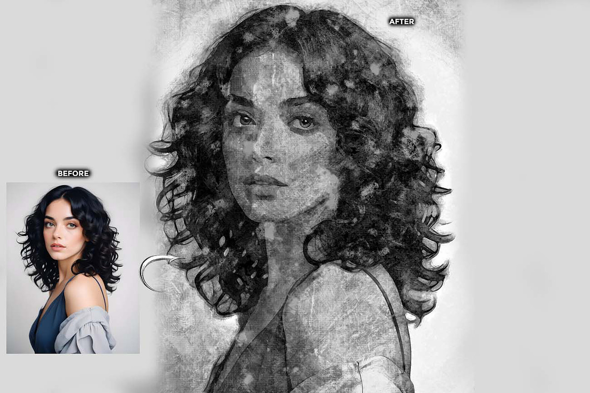 REAL PAINT ARTIST FX Ps Action, an Action Add-On by Studio Retouch (Photo 4 of 11)