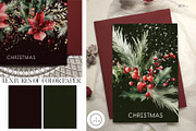 Christmas Graphics, floral cliparts, a Texture Illustration by ollalya (Thumbnail 14 of 15)