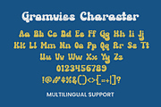 Gromvies - Retro Display, a Sans Serif Font by ahweproject (Thumbnail 2 of 8)