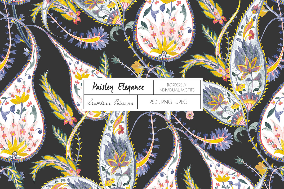 Paisley Elegance, a Pattern Graphic by TSTUDIO (Photo 12 of 12)