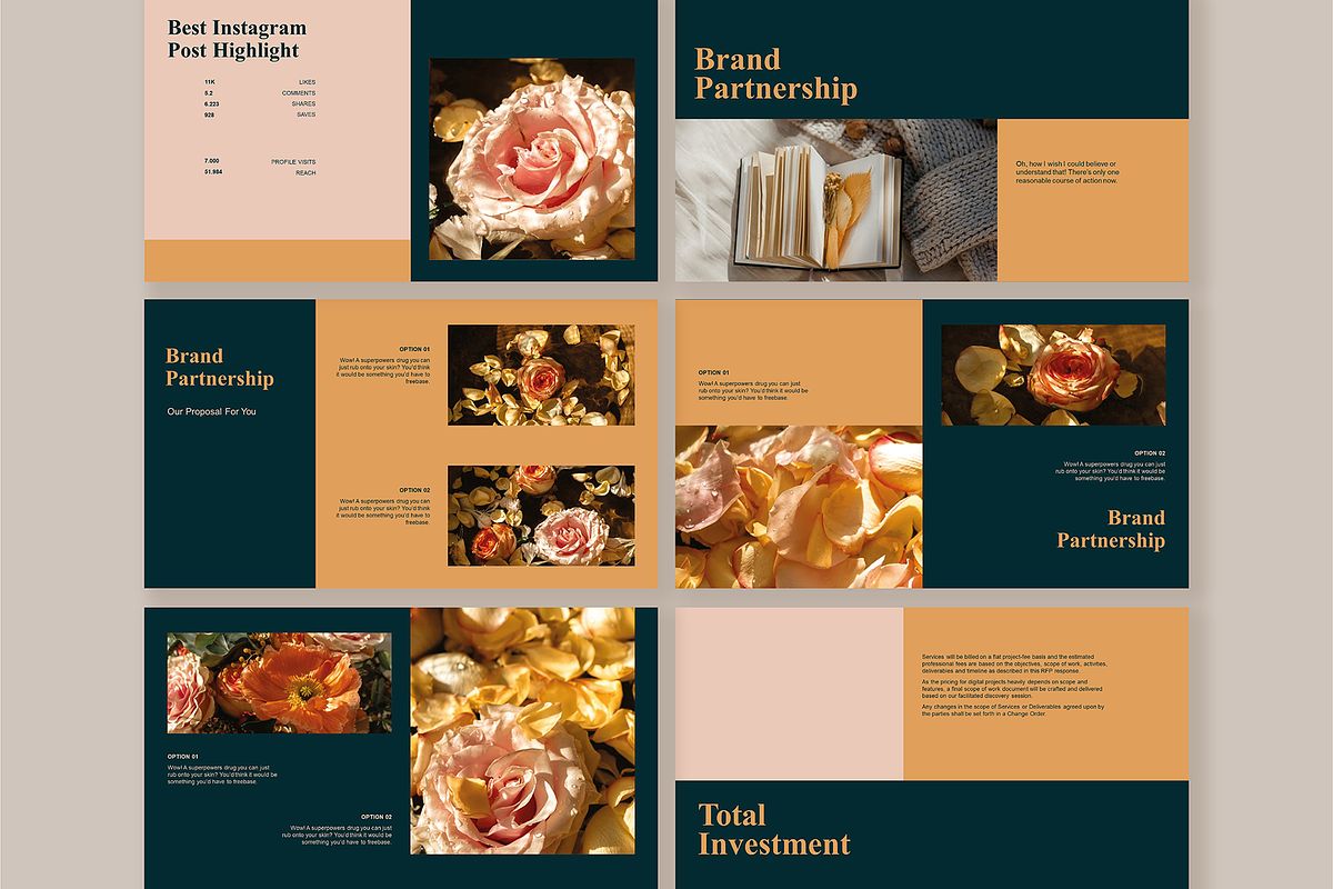 Spring Bloom Presentation Template, a Presentation Template by VectorKiss GraphicsSupply (Photo 8 of 9)
