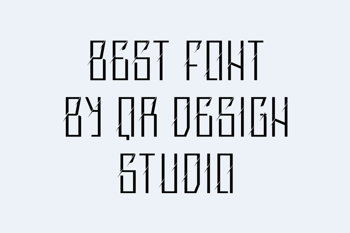 Over Cutting Font, a Blackletter Font by QR Design Studio (Photo 3 of 6)