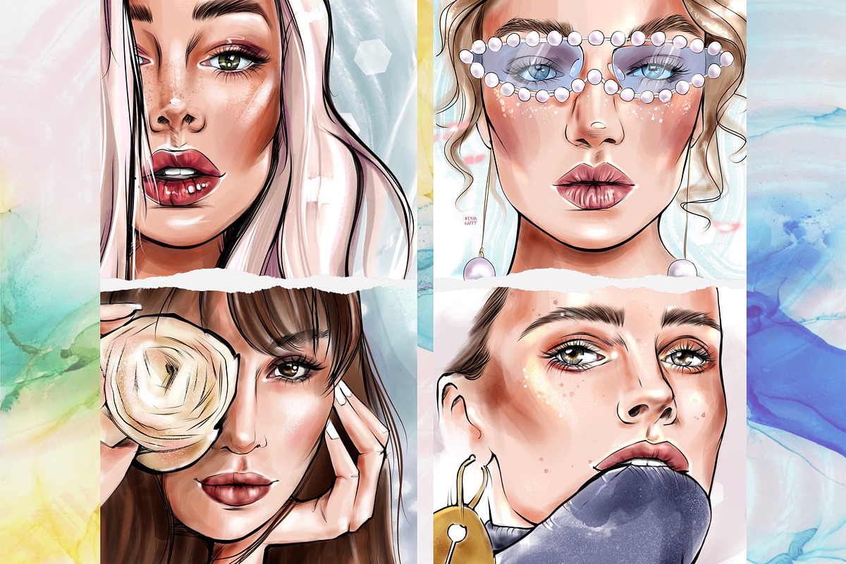 Air Brushes for Procreate 5, a Brush Add-On by Kseniya Kaftaylova (Photo 5 of 5)