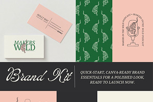 Makers in the Wild DIY Brand Kit, a Branding & Logo Template by Hello Holly Studio