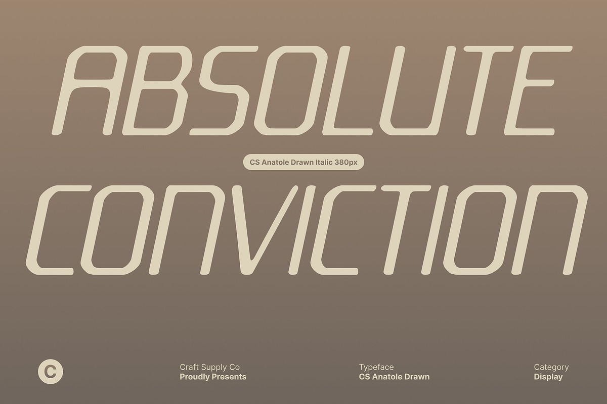 CS Anatole Drawn, a Sans Serif Font by Craft Supply Co. (Photo 3 of 8)