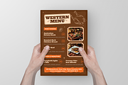 Western Menu, a Flyer Template by Annora Studio (Thumbnail 4 of 6)