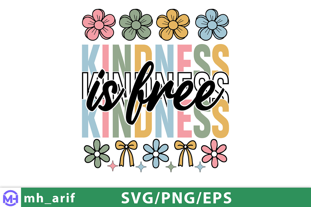 Choose Kindness is Free SVG PNG, a Graphic by mh_arif (Photo 1 of 3)