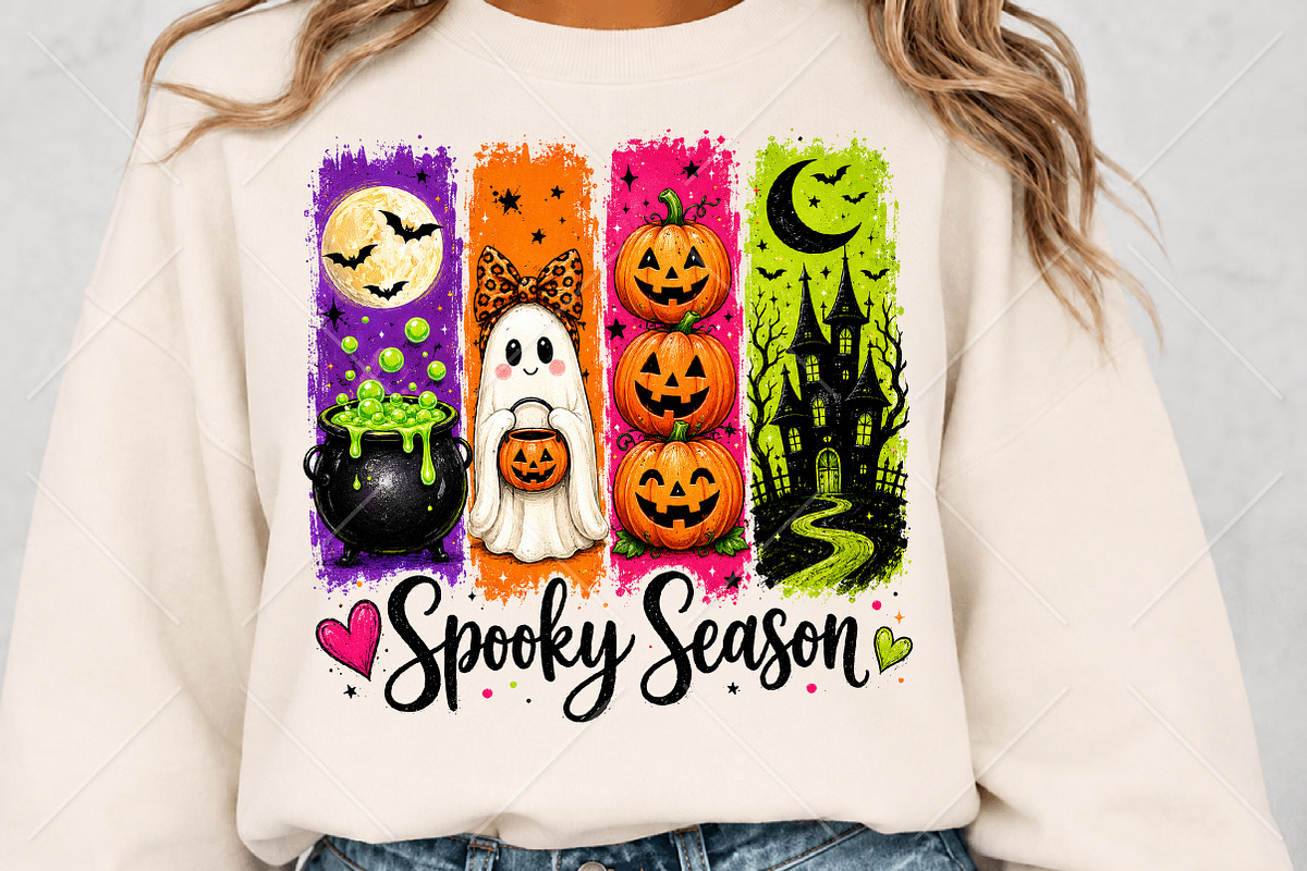 Spooky Season Halloween PNG, a Seasonal Illustration by Canvas Craft (Photo 5 of 6)
