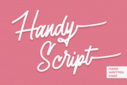 Handy Script, a Script Font by Almeera Std (Thumbnail 1 of 6)