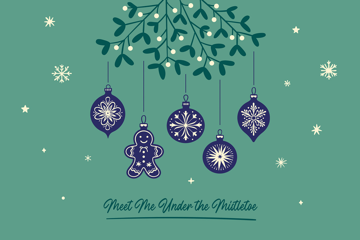 Retro Christmas Ornaments, an Object Graphic by Graphic Goods (Photo 9 of 10)